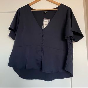 NWT navy top express